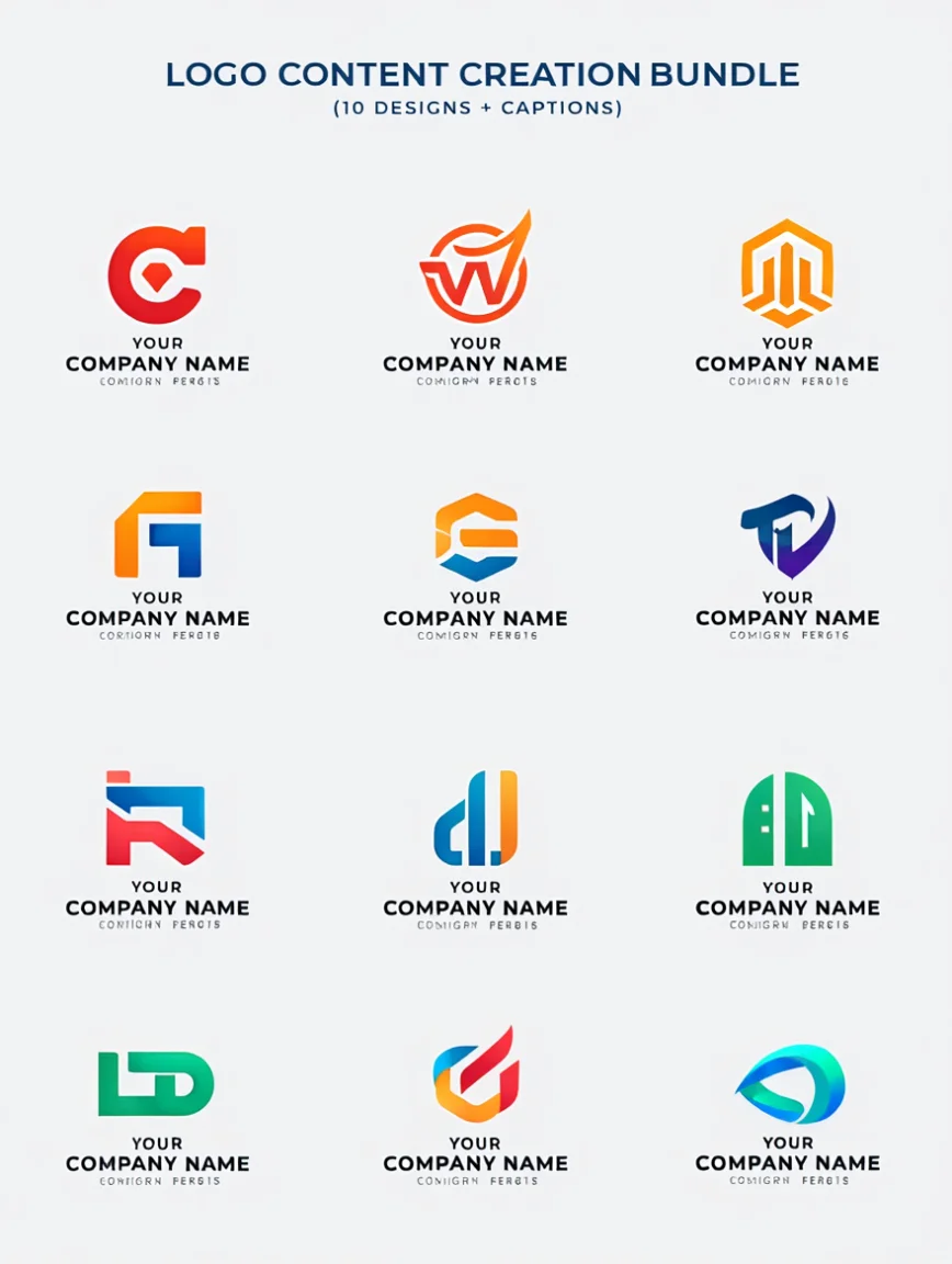 Content Creation Bundle (10 Designs + Captions)