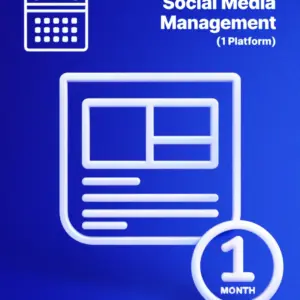 One-Month Social Media Management (1 Platform)